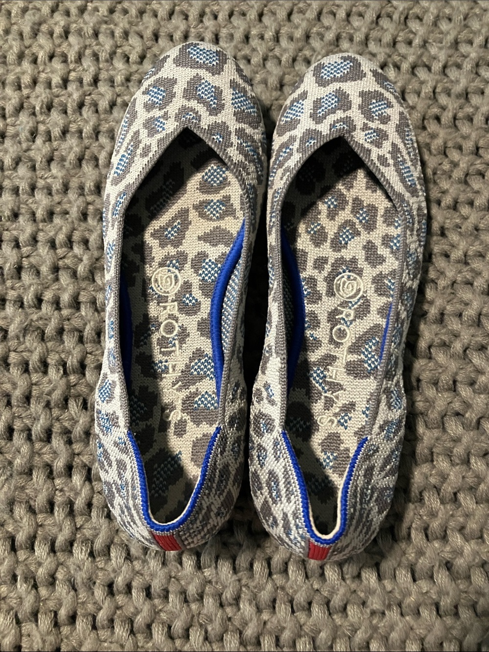 NWOT Rothy's RETIRED Leopard Print Round Toe Flats Size 7.5